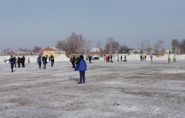 Первенство района по мини-футболу на снегу среди общеобразовательных школ