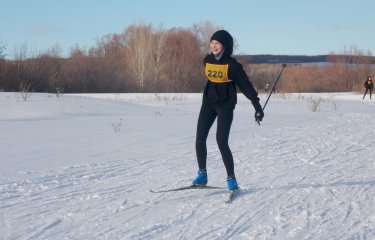 Первенство района по лыжным гонкам среди обучающихся общеобразовательных школ м.р. Кинельский.